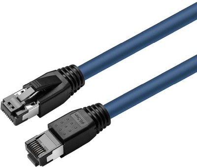 Nätverkskabel skärmad Cat8.1 S/FTP, MicroConnect, LSZH, 1 meter - Blå