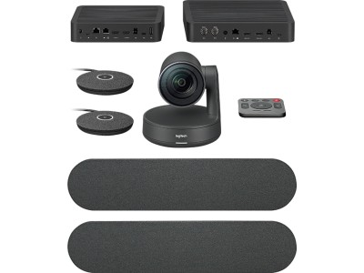 Logitech Rally Plus Black - Paket för videokonferans