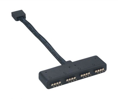 Akasa RGB LED splitter cable - 10 cm