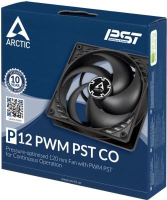 Fläkt 120 mm Arctic Cooling P12 PWM PST CO, 200-1800 rpm, 24,5 dB, 56.3 cfm - Svart#4