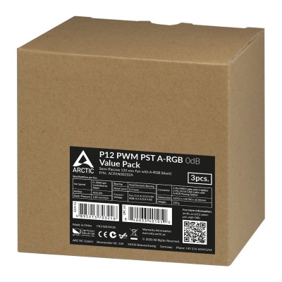Arctic Cooling P12 PWM PST A-RGB 0dB 3 pcs value pack#4