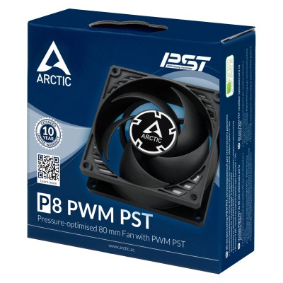 Fläkt 80 mm Arctic Cooling P8 PWM PST, 200~3000 rpm, 40,3 m³/h, 4-pin#7