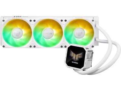 Asus TUF Gaming LC III 360 ARGB LCD, 3x120 mm fläktar - Vit#1
