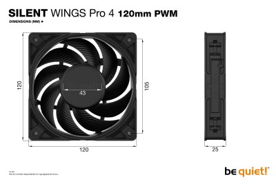 be quiet! Silent Wings PRO 4 120mm PWM#5