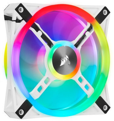Fläkt 120 mm Corsair iCUE QL120 RGB Single Pack - Vit#10