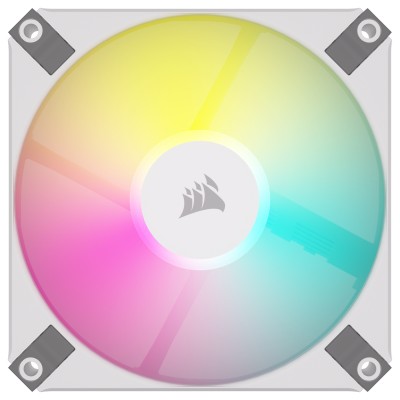 Fläkt 120 mm Corsair AF120 RGB Slim White, 27,5 dBA, 600-2000 rpm, 13.4-56.3 cfm#2