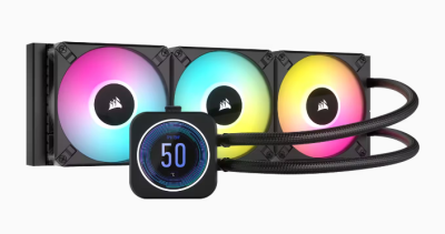 Corsair iCUE H150i ELITE LCD XT, 360mm, RGB - Svart#1