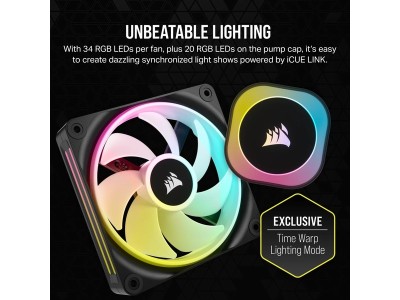 Corsair iCUE LINK H100i RGB, 240mm - Svart#6