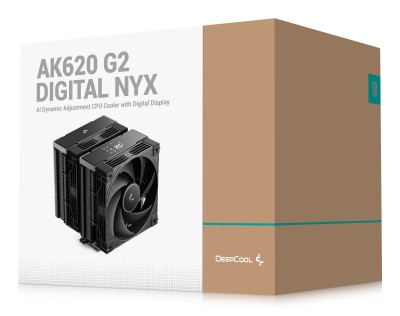 DeepCool AK620 G2 DIGITAL NYX, 2x120 mm fläkt, display - Svart#8