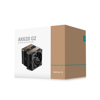 Deepcool AK620 G2, 2x120 mm fläkt - Svart/Trä#9