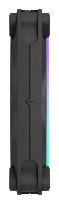 Fläkt 120 mm Fractal Design Momentum 12 RGB, 28,03 dB, 350-2200 rpm, 62,44 cfm, 3-pack - Svart#5
