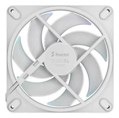 Fläkt 140 mm Fractal Design Momentum 14 RGB, 28 dB, 350-1800 rpm, 74,39 cfm - Vit#4