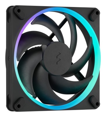 Fläkt 140 mm Fractal Design Momentum 14 RGB, 28 dB, 350-1800 rpm, 74,39 cfm, 3-pack - Svart#1