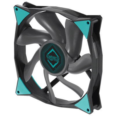 Fläkt 140 mm Iceberg Thermal IceGALE Xtra - Svart