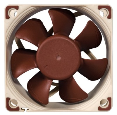 Fläkt 60 mm Noctua NF-A6x25, 8.2~19.3 dBA, 1600~3000 rpm, 9.83~17.9 cfm, 3-pin