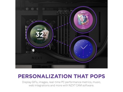 NZXT Kraken Elite 360, 360mm, 3x120 mm fläktar - Svart#3