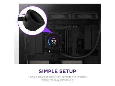NZXT Kraken Elite 360, 360mm, 3x120 mm fläktar - Svart#7