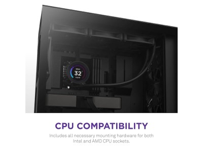 NZXT Kraken Elite 360, 360mm, 3x120 mm fläktar - Svart#8