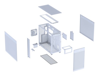 Asus PRIME AP303 Mesh Panel, ATX - Vit#9