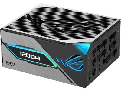 Asus ROG Thor 1200W Platinum III, ATX 3.1, 135 mm fläkt, 80PLUS Platinum, semipassivt, löstagbara kablar, OLED display, Aura Sync ARGB#1