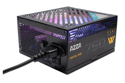 AZZA PSAZ 750W ARGB, ATX, 120 mm fläkt, 80PLUS Bronze#1