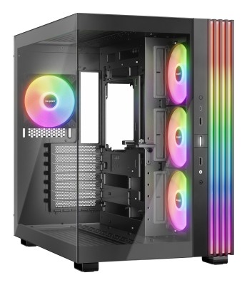 be quiet! Light Base 600 LX Black, ATX, ARGB, fönster - Svart