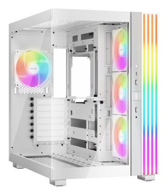 be quiet! Light Base 600 LX White, ATX, ARGB, fönster - Vit