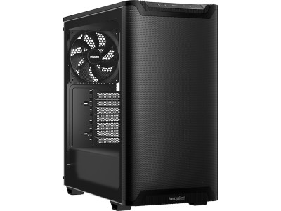 be quiet! PURE BASE 501 Airflow Window Mid Tower (svart) ATX/M-ATX/Mini-ATX, fläktar: 1x140 mm fram, 1x140 mm bak