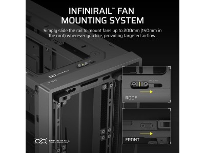 Corsair FRAME 4000D Modular Mid-Tower PC Case, ATX - Svart#5