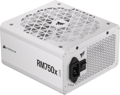 Corsair RM750x Shift White 750W, ATX, 80PLUS Gold, löstagbara kablar - Vit#1