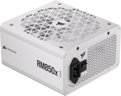 Corsair RM850x Shift White 850W, ATX, 80PLUS Gold, löstagbara kablar - Vit#1