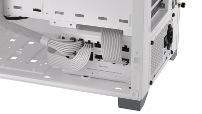Corsair RM850x Shift White 850W, ATX, 80PLUS Gold, löstagbara kablar - Vit#5