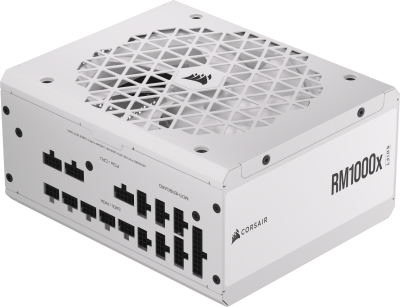 Corsair RM1000x Shift White 1000W, ATX, 80PLUS Gold, löstagbara kablar - Vit#2