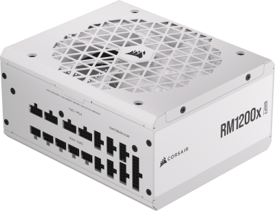 Corsair RM1200x Shift White 1200W, ATX, 80PLUS Gold, löstagbara kablar - Vit#2