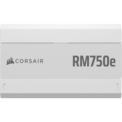 Corsair RM750e (2025) 750W, PCIe 5.1, ATX 3.1, 120 mm fläkt, 80PLUS Gold, semipassivt, löstagbara kablar - Vit#5