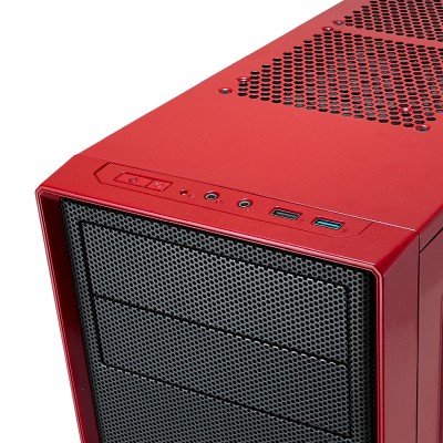 Fractal Design Focus G Mystic Red, ATX, 2x120mm LED-fläktar - Röd#10