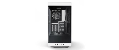 Hyte Y40 White Miditower, ATX, Panoramic Glass, inkl. PCIe 4.0 riser - Svart/Vit#3