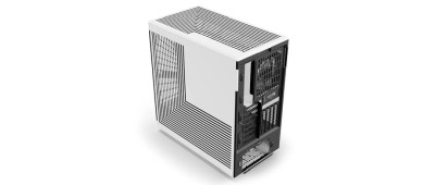 Hyte Y40 White Miditower, ATX, Panoramic Glass, inkl. PCIe 4.0 riser - Svart/Vit#4