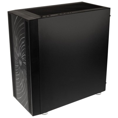 Kolink Unity Adapt ARGB Midi Tower, fönstersida, utbytbara fronter - Svart#3