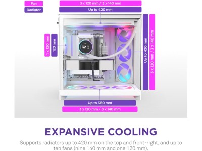NZXT H9 Flow RGB+ 2025, E-ATX - Vit#4