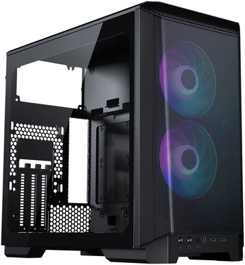 Phanteks Eclipse P200 Air, Mini-ITX, TG, RGB - Svart