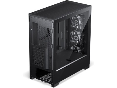Phanteks Eclipse G370A Mid Tower Case, Temp Glass, Fan x 3, Black#3