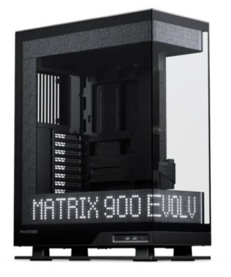 Phanteks Evolv X2 Matrix, Tempered Glass, DRGB - Svart#1
