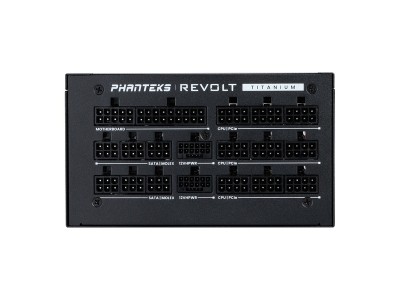 Phanteks Revolt 1600W, ATX 3.0 , 135 mm fläkt, 80PLUS Titanium, semipassivt, Kablar ingår ej! - Svart#3