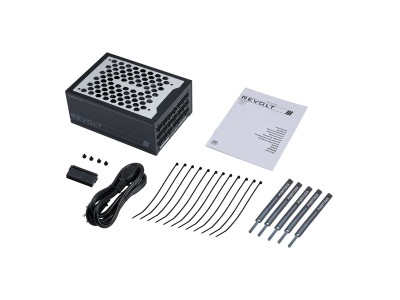 Phanteks Revolt 1600W, ATX 3.0 , 135 mm fläkt, 80PLUS Titanium, semipassivt, Kablar ingår ej! - Svart#6