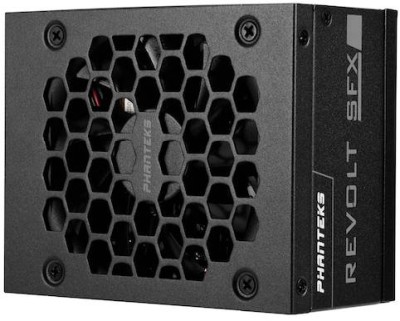 Phanteks Revolt 850W SFX, ATX 3.0 , 135 mm fläkt, 80PLUS Platinum, semipassivt, Kablar ingår ej! - Svart#1