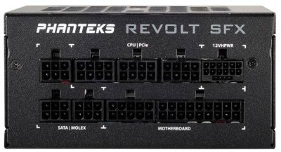 Phanteks Revolt 850W SFX, ATX 3.0 , 135 mm fläkt, 80PLUS Platinum, semipassivt, Kablar ingår ej! - Svart#3