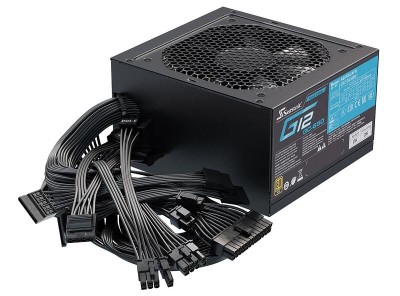 Seasonic G12 GC 650W (2024), ATX 3.0, 120 mm fläkt, 80PLUS Gold