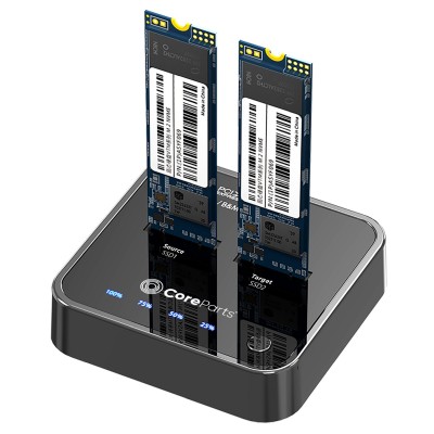 CoreParts USB3.2 Type C (10Gpbs) M.2 NVMe SSD cloner Docking