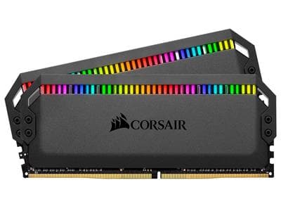 16 GB (2x8GB) DDR4-3600 Corsair Dominator Platinum RGB CL18 - Svart
